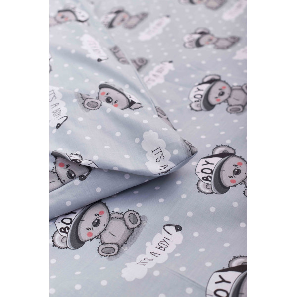 Фото - Комплект постільної білизни Moon&Star King Size 220x240 Teddy Boy Бязь Gold Люкс (MS-820001356)