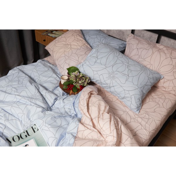 Фото - Комплект постільної білизни Moon&Star Бязь Gold Люкс Lily 200х220 см +нав. 2х70х70 (MS-820005787)