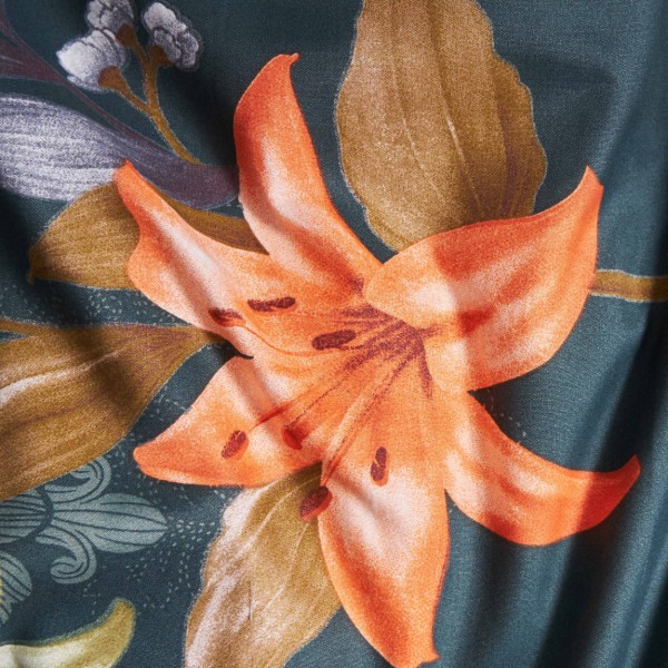 Фото - Комплект постельного белья Moon&Star Микросатин Premium «Floral Nocturne» 160х220х2 см нав. 2х70х70 (MS-820007697)