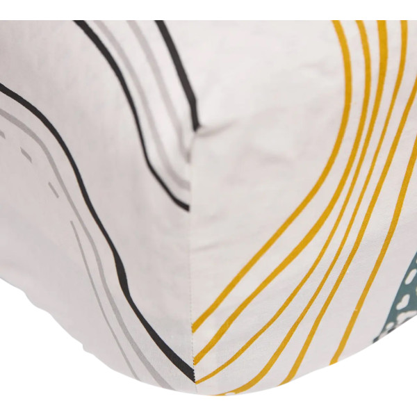 Фото - Простирадло полуторне Moon&Star Natural Waves Бязь Gold Люкс 140х190х25 см (MS-850001309) Фото - Простирадло полуторне Moon&Star Natural Waves Бязь Gold Люкс 140х190х25 см (MS-850001309)