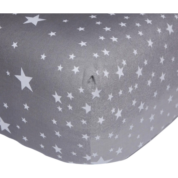 Фото - Простирадло двоспальне Moon&Star Night Sky Бязь Gold Люкс 180х190х20 см (MS-850000855)