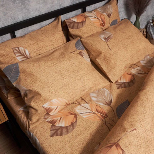 Фото - Комплект постільної білизни Moon&Star Premium Amber Leaf 143х210 нав. 2х70х70 (MS-820007507)