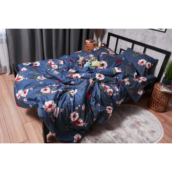 Фото - Комплект постільної білизни Moon&Star Полісатин Premium «Bush Peony» King Size 220x240 см нав. 2х70х70 (MS-820003712)