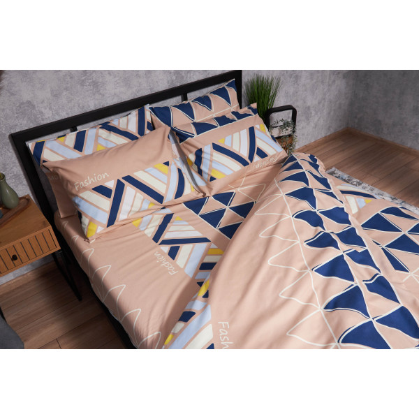 Фото - Комплект постільної білизни Moon&Star Полісатин Premium «Fashion» 143х210 см нав. 2х40х60 (MS-820002803)