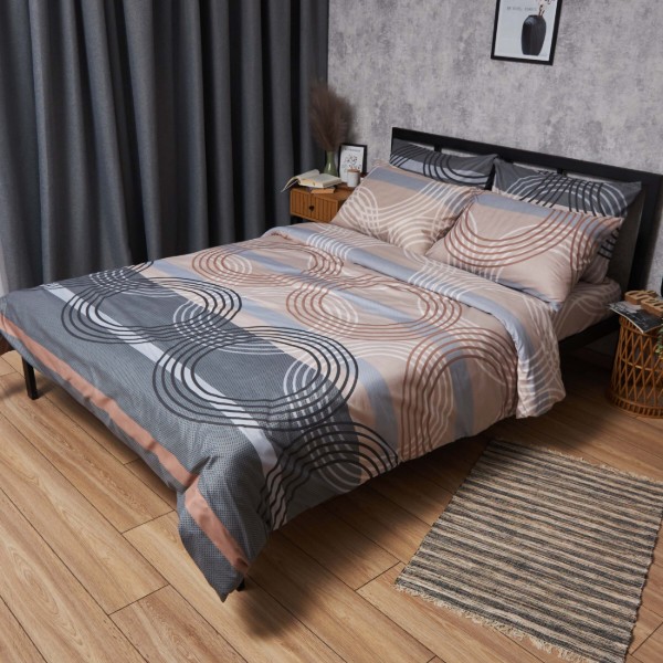 Фото - Комплект постільної білизни Moon&Star Мікросатин Premium «Free Spirit» 143х210 см нав. 2х50х70 (MS-820007751)