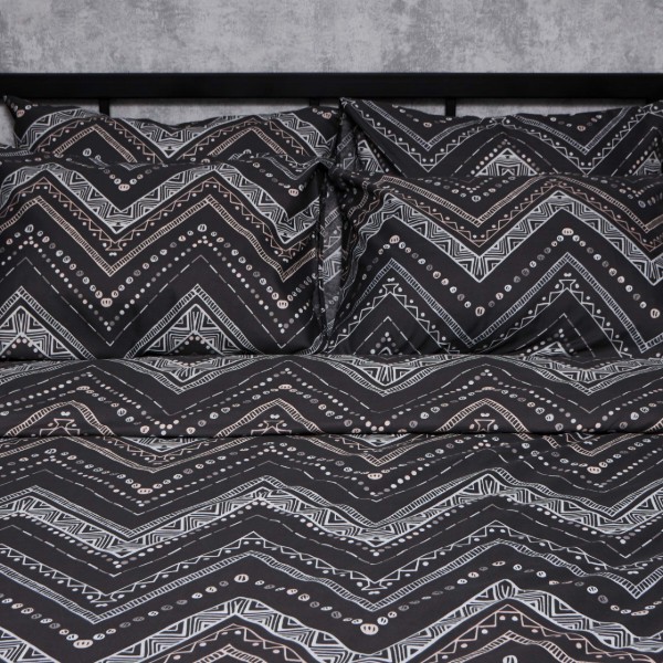 Фото - Комплект постільної білизни Moon&Star Premium Geometric Grace 143х210 нав. 4х70х70 (MS-820007789)