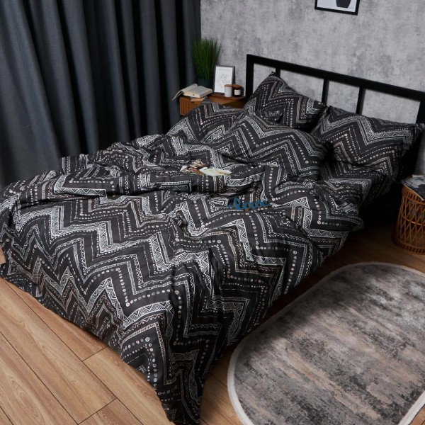 Фото - Комплект постільної білизни Moon&Star Мікросатин Premium Geometric Grace 160х220х2 (MS-820007800)