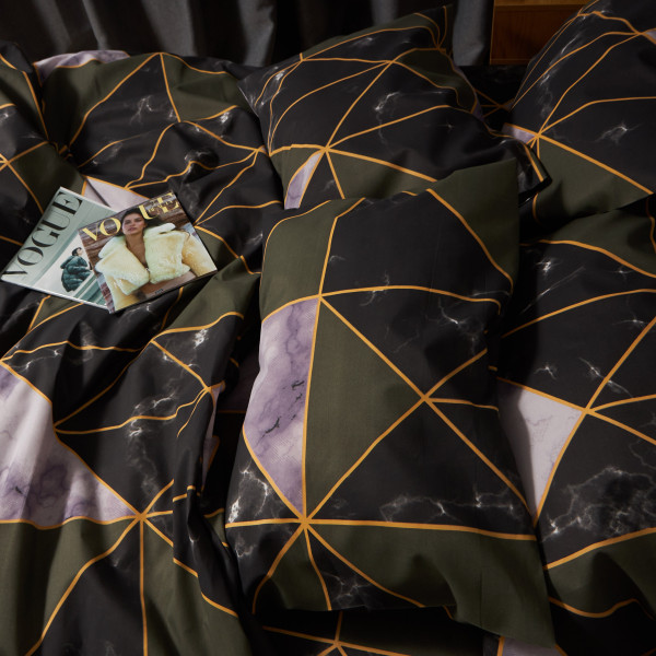 Фото - Комплект постільної білизни Moon&Star Premium Golden Marble 143х210 (MS-820009920)