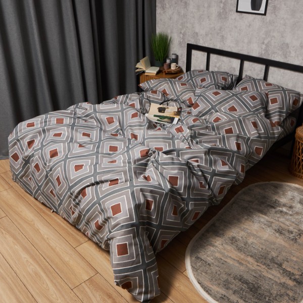 Фото - Комплект постельного белья Moon&Star Premium Loft Style 160х220х2 нав. 4х70х70 (MS-820009974)