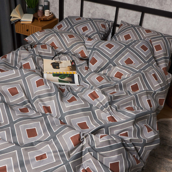 Фото - Комплект постільної білизни Moon&Star Premium Loft Style 160х220х2 нав.2х50х70 (MS-820009971)