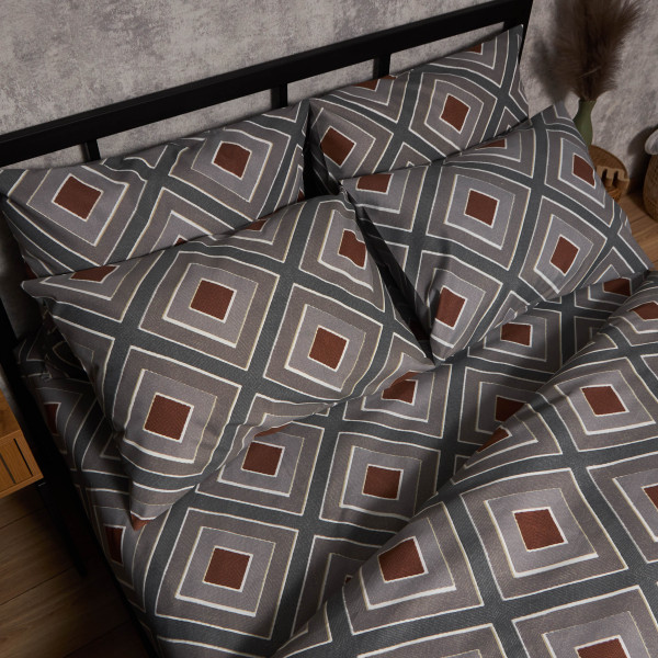 Фото - Комплект постільної білизни Moon&Star Premium Loft Style 160х220х2 нав.2х50х70 (MS-820009971)