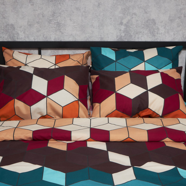 Фото - Комплект постільної білизни Moon&Star Premium Modern Chaos 143х210 нав. 4х70х70 (MS-820007929)