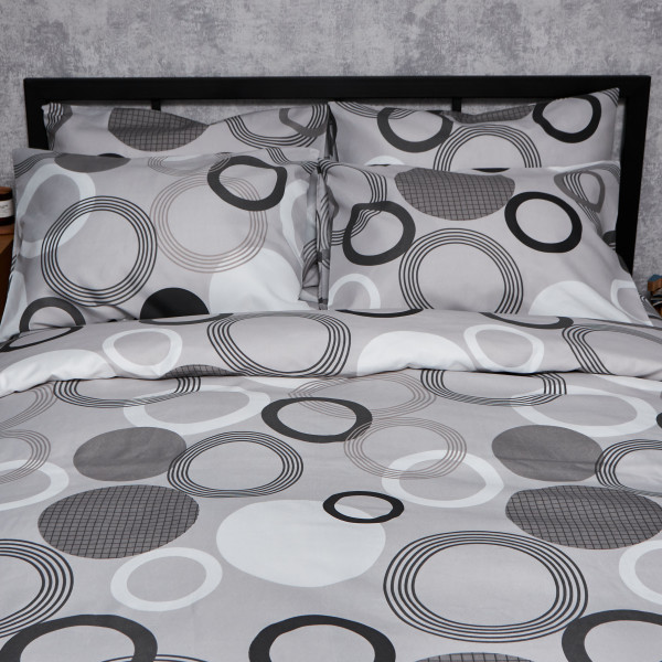 Фото - Комплект постільної білизни Moon&Star Мікросатин Premium Orbit Elegance 180х220 нав. 50х70 см 2 шт. (MS-880000592)