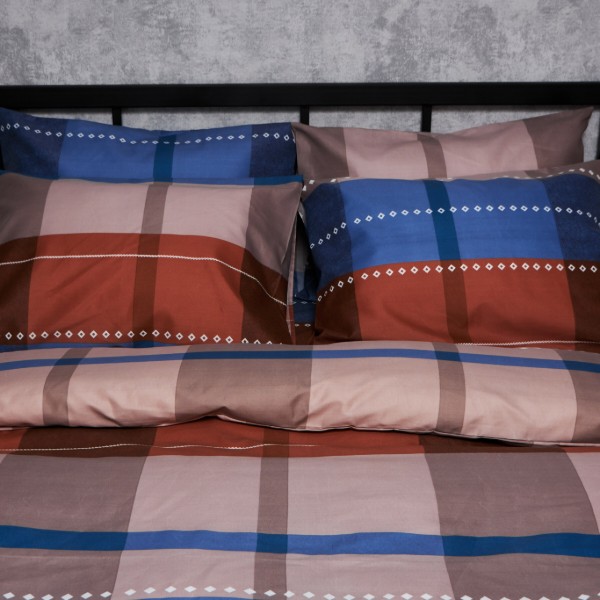 Фото - Комплект постільної білизни Moon&Star Мікросатин Premium Plaid Perfection 160х220 нав. 4х70х70 (MS-820008179)