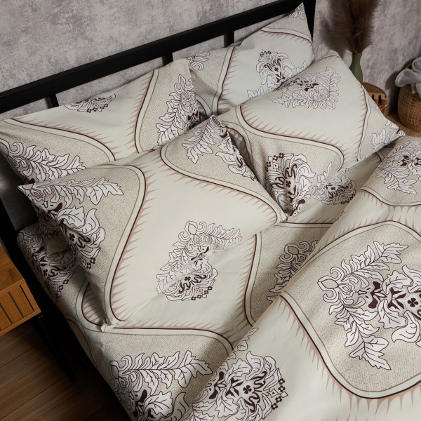 Фото - Комплект постільної білизни Moon&Star Мікросатин Premium Royal Elegance 160х220х2 см нав. 4х70х70 (MS-820010009)