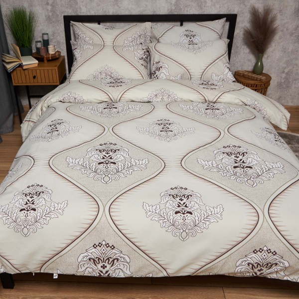 Фото - Комплект постільної білизни Moon&Star Мікросатин Premium Royal Elegance 160х220 нав. 4х70х70 (MS-820009999)