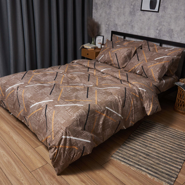 Фото - Комплект постільної білизни Moon&Star Premium Terra Style 143х210х2 нав. 2х70х70 (MS-820008042)