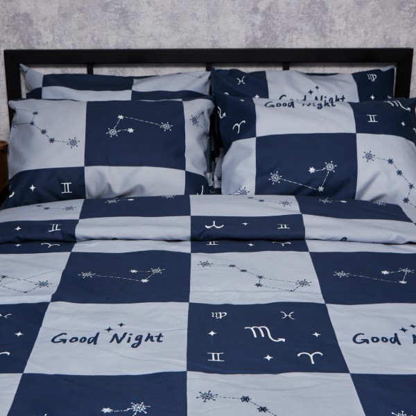 Фото - Комплект постільної білизни Moon&Star Premium Zodiac Dream 160х220х2 нав. 4х70х70 (MS-820008119)