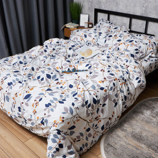 Фото - Комплект постільної білизни Moon&Star Satin Elit Golden Harvest 143х210х2 нав. 4х50х70 (MS-820008393)