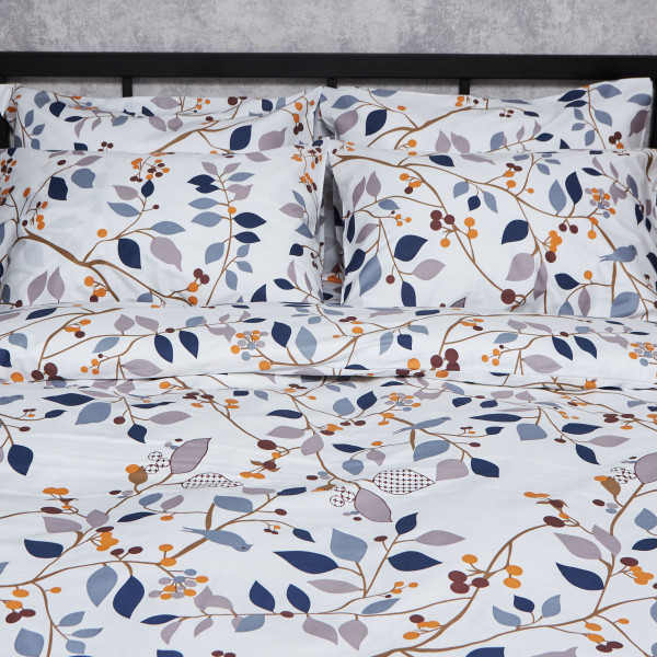 Фото - Комплект постільної білизни Moon&Star Satin Elit Golden Harvest 143х210х2 нав. 4х50х70 (MS-820008393)