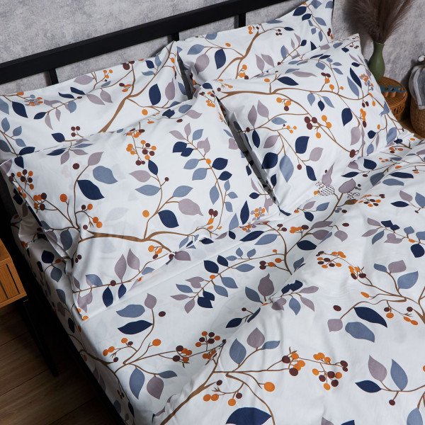 Фото - Комплект постільної білизни Moon&Star Satin Elit Golden Harvest 143х210х2 нав. 2х50х70 (MS-820008391)