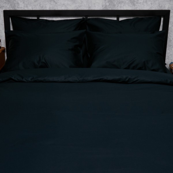 Фото - Комплект постельного белья Moon&Star Satin Premium Black Velvet 160х220х2 нав. 2х70х70 (MS-820008502)