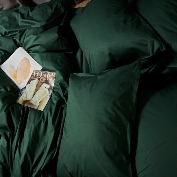 Фото - Комплект постельного белья Moon&Star Satin Premium Evergreen Dream 143х210х2 нав. 4х50х70 (MS-820010038)