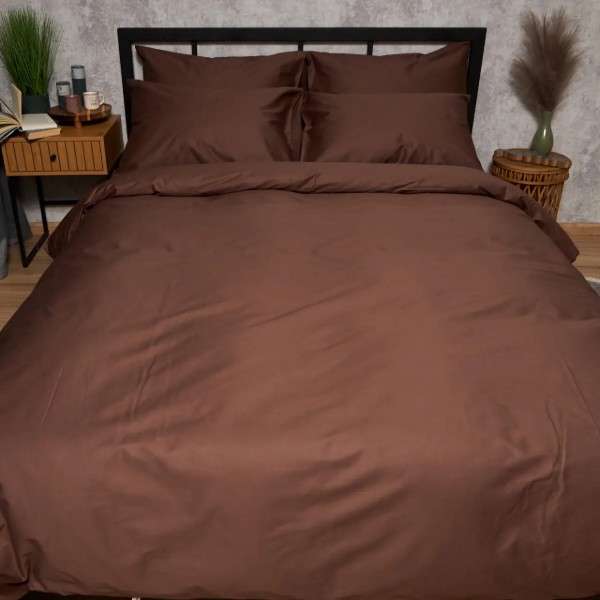 Фото - Комплект постільної білизни Moon&Star Satin Premium Mocha Mood 143х210 (MS-820010063)