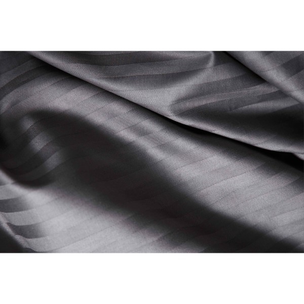 Фото - Комплект постільної білизни Moon&Star Satin Stripe Stripe Black 160х220 нав. 4х70х70 (MS-820003699)