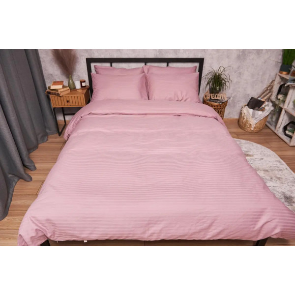 Фото - Комплект постільної білизни дитячий Moon&Star Satin Stripe, Stripe Candy 110х140 нав. 2х50х70 (MS-830000199)