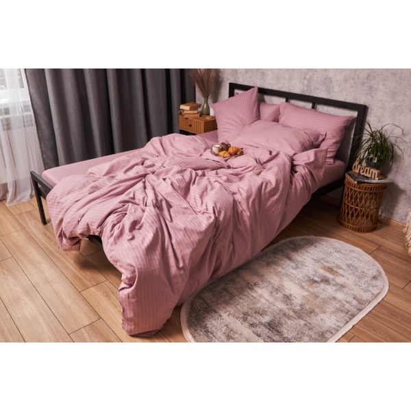 Фото - Комплект постільної білизни Moon&Star Satin Stripe Stripe Candy 143х210 нав. 4х50х70 (MS-820003553)