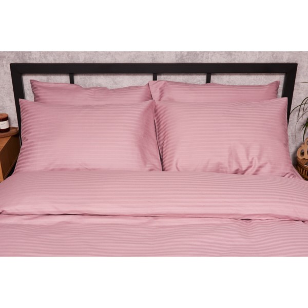 Фото - Комплект постільної білизни Moon&Star Satin Stripe Stripe Candy 143х210 нав. 2х70х70 (MS-820003552)