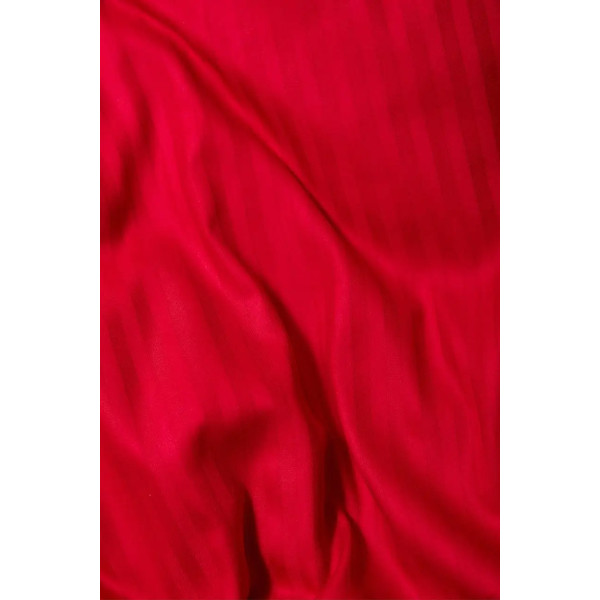 Фото - Комплект постільної білизни дитячий Moon&Star Satin Stripe, Stripe Red 110х140 нав. 2х40х60 (MS-830000201)
