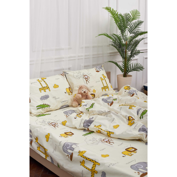 Фото - Комплект постільної білизни Moon&Star 175х210 см нав. 2х50х70 Savanna Бязь Gold Люкс (MS-820001256)