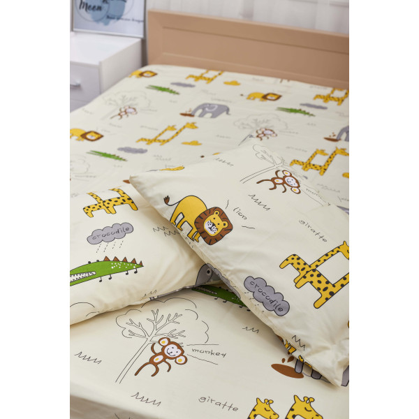 Фото - Комплект постільної білизни Moon&Star 175х210 см нав. 2х50х70 Savanna Бязь Gold Люкс (MS-820001256)