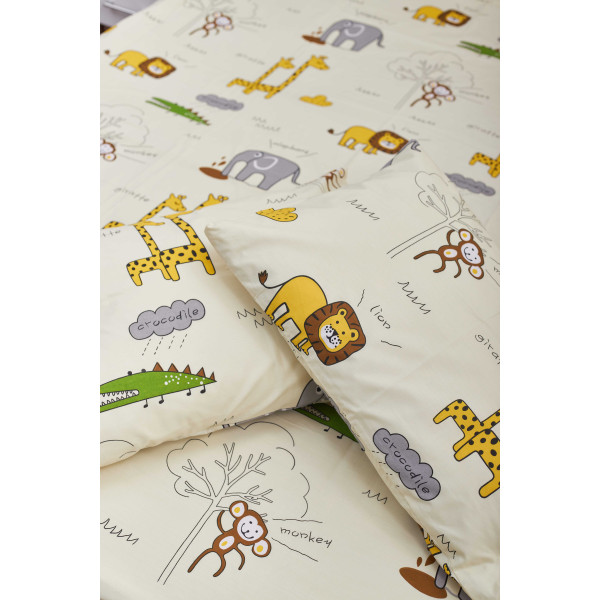 Фото - Комплект постільної білизни Moon&Star 175х210 см нав. 2х50х70 Savanna Бязь Gold Люкс (MS-820001256)