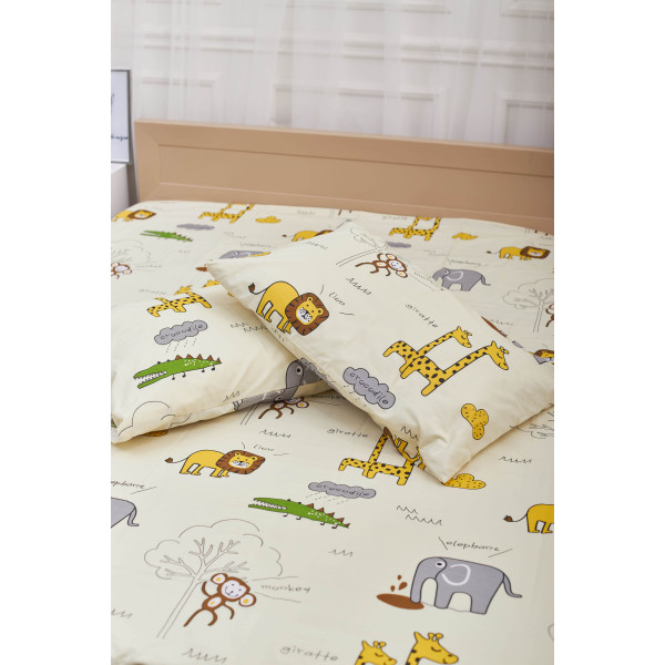 Фото - Комплект постільної білизни Moon&Star 175х210 см нав. 2х50х70 Savanna Бязь Gold Люкс (MS-820001256)