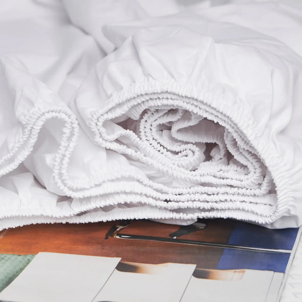 Фото - Простирадло двоспальне Moon&Star White Glow Бязь Gold Люкс 180х190х20 см (MS-850001015)