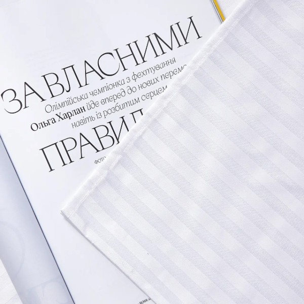 Фото - Простирадло євро Moon&Star White Harmony Бязь Gold Люкс 220х240 см (MS-860000219)