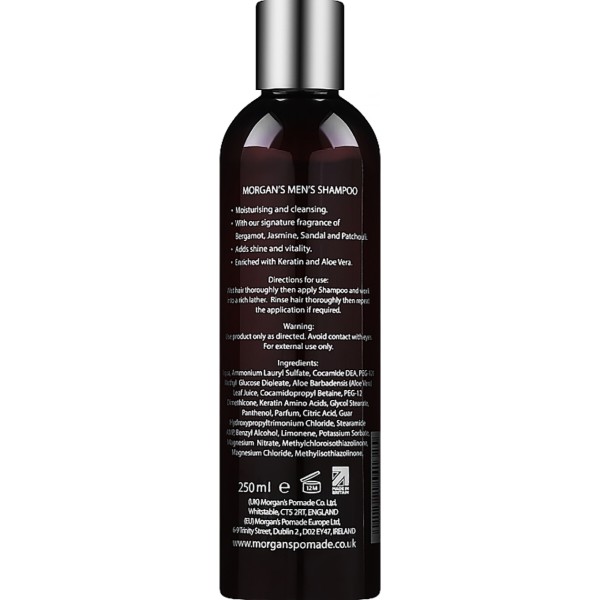 Фото - Шампунь мужской Morgans Men's Shampoo 250 мл (5012521541325)