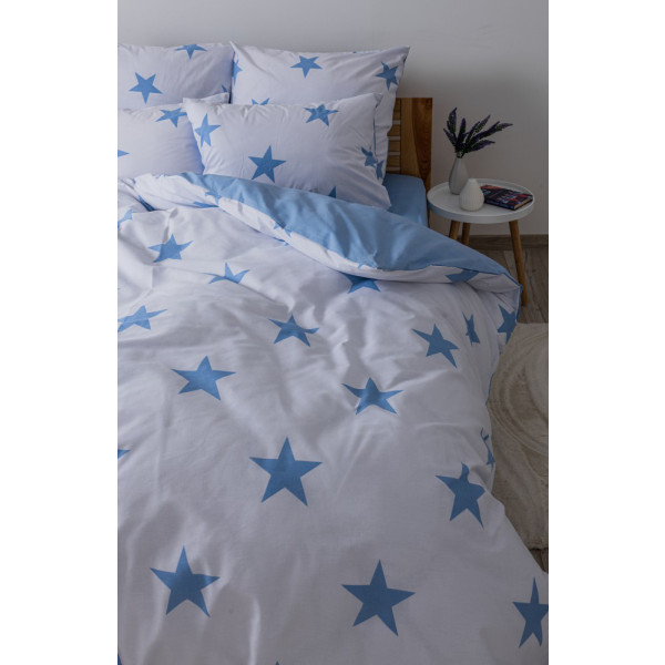 Фото - Комплект постільної білизни ТЕП Soft dreams Morning Star Blue (2-03858_25318)