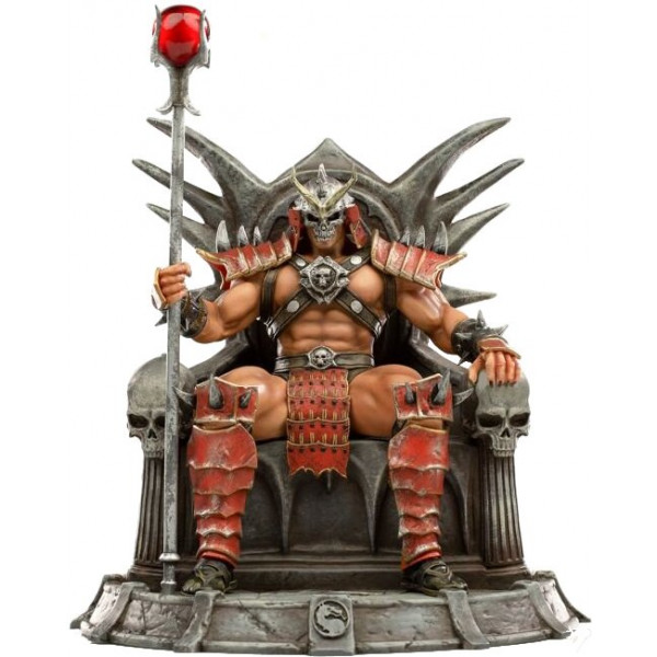 Фото - Коллекционная фигурка Iron Studios MORTAL KOMBAT 11 Shao Kahn art scale 1/10 (MORTAL34220-10)