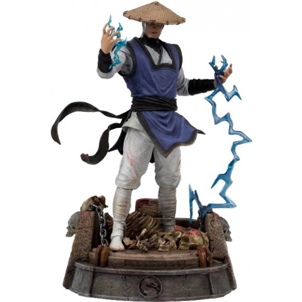 Фото - Коллекционная фигурка Iron Studios MORTAL KOMBAT 11 Raiden Art Scale 1/10 (MORTAL39621-10)