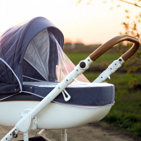 Фото - Москітна сітка для коляски Akuku White (A0445)