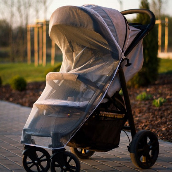 Фото - Москітна сітка для коляски Akuku White (A0445)