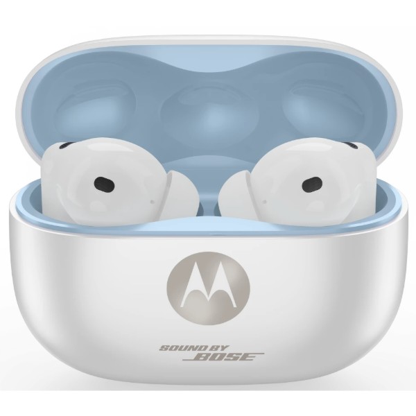 Фото - Навушники вкладиші бездротові TWS Motorola Buds 2 plus (PG38C08069) Cool White