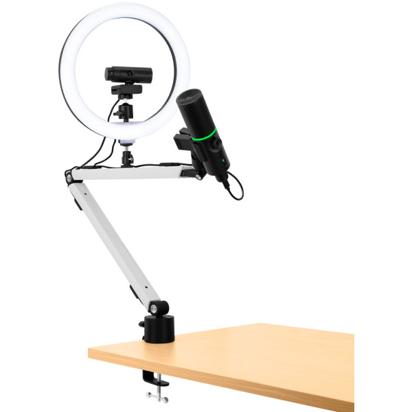 Фото - Стойка-пантограф для микрофона Streamplify MOUNT ARM-MIC White (SPOM-MA1MCL1.21)