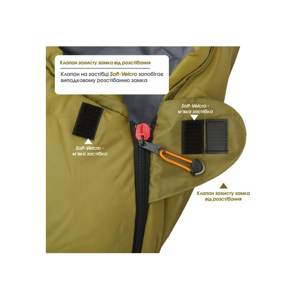 Фото - Спальний мішок Mousson RINGO R OLIVE