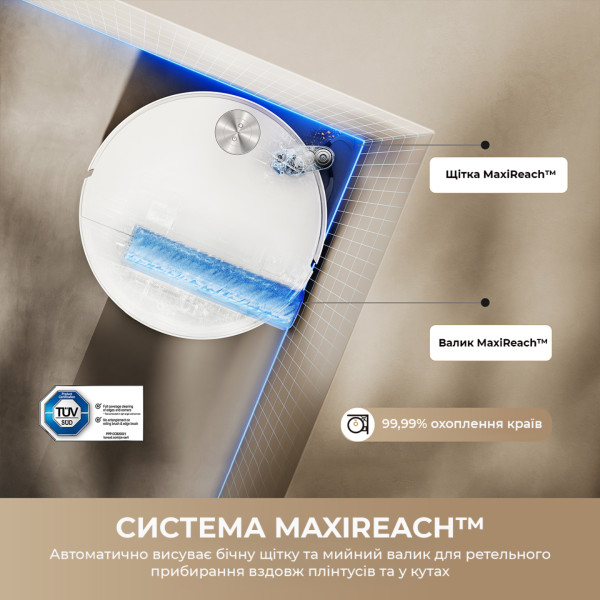 Фото - Робот-пылесос моющий Mova S70 Roller White (RLZ12SE-Wh)