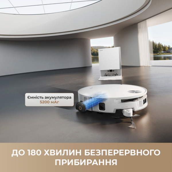 Фото - Робот-пылесос моющий Mova S70 Roller White (RLZ12SE-Wh)